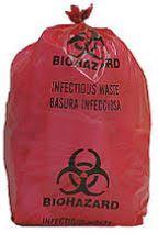 Bio-Hazard Bags 24"x24"